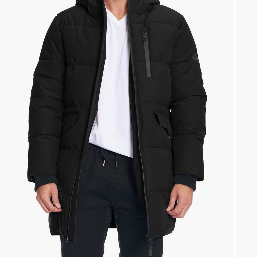 Men's Classic Black Puffer Coat